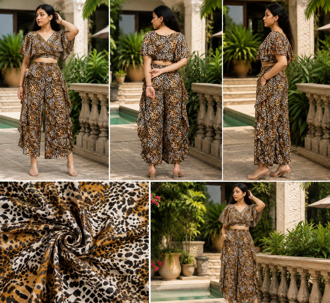 Georgette co-ord set 007, view 4