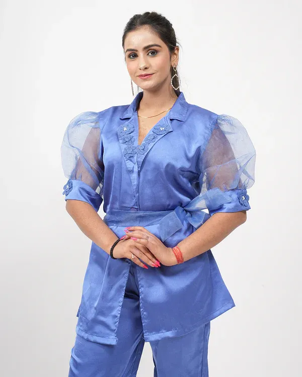 Satin co-ord set 033