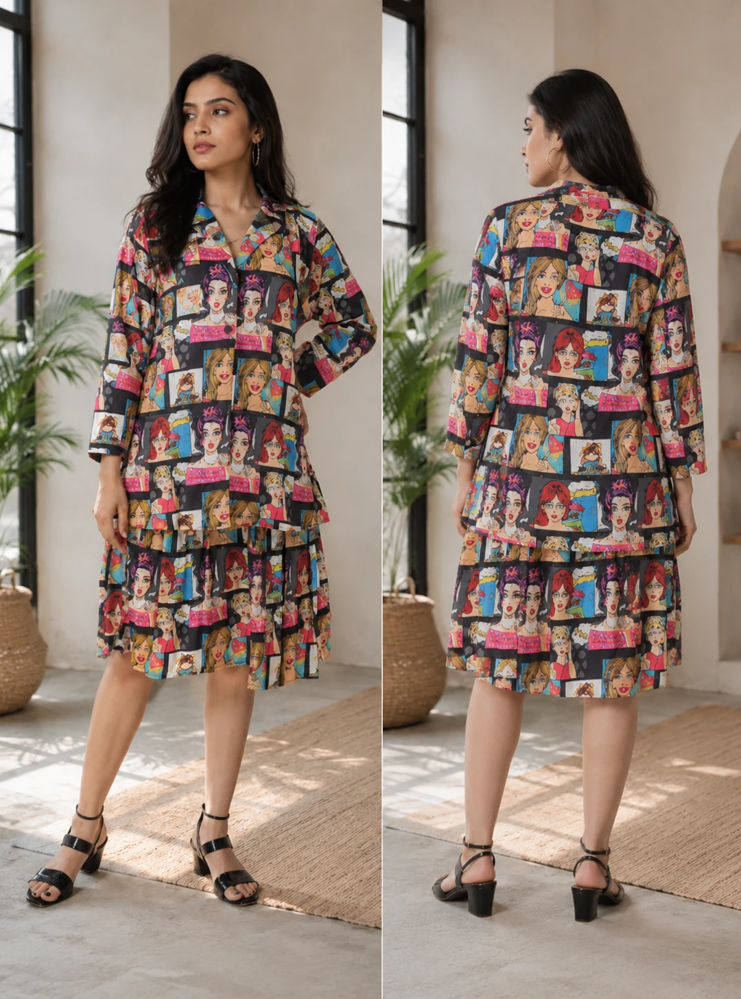 Imported Fabric co-ord set 048, view 4