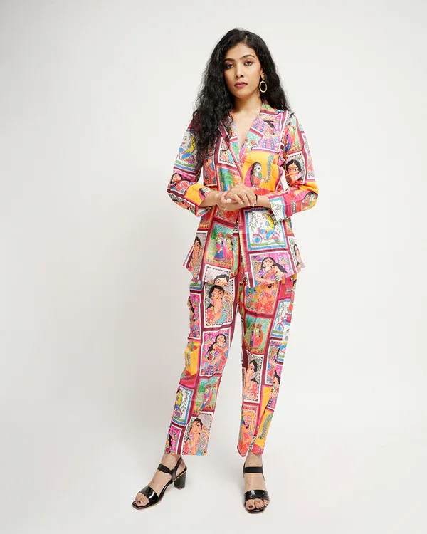 Imported Fabric co-ord set 050