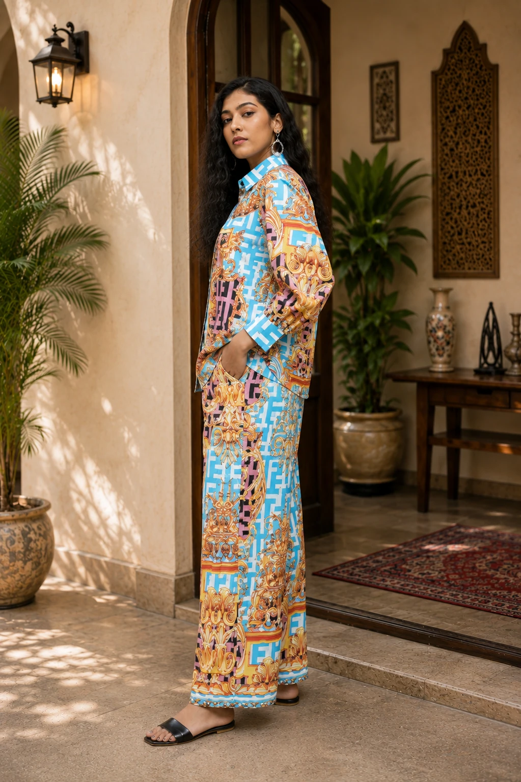Imported Fabric co-ord set 062, view 2