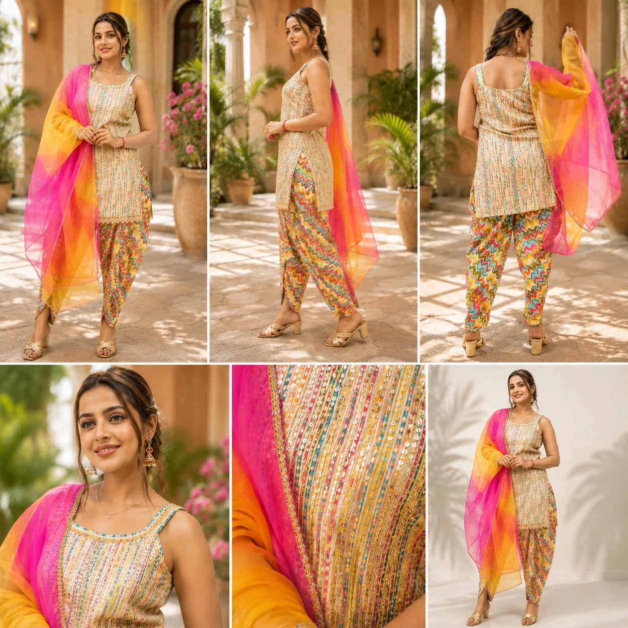 Cotton Blend suit set 100, view 5