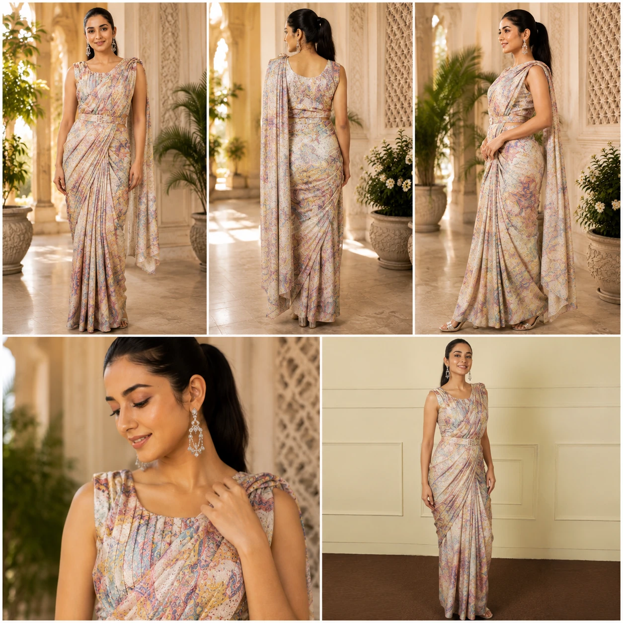 Shimmer Lycra ready-to-wear set 124, view 5