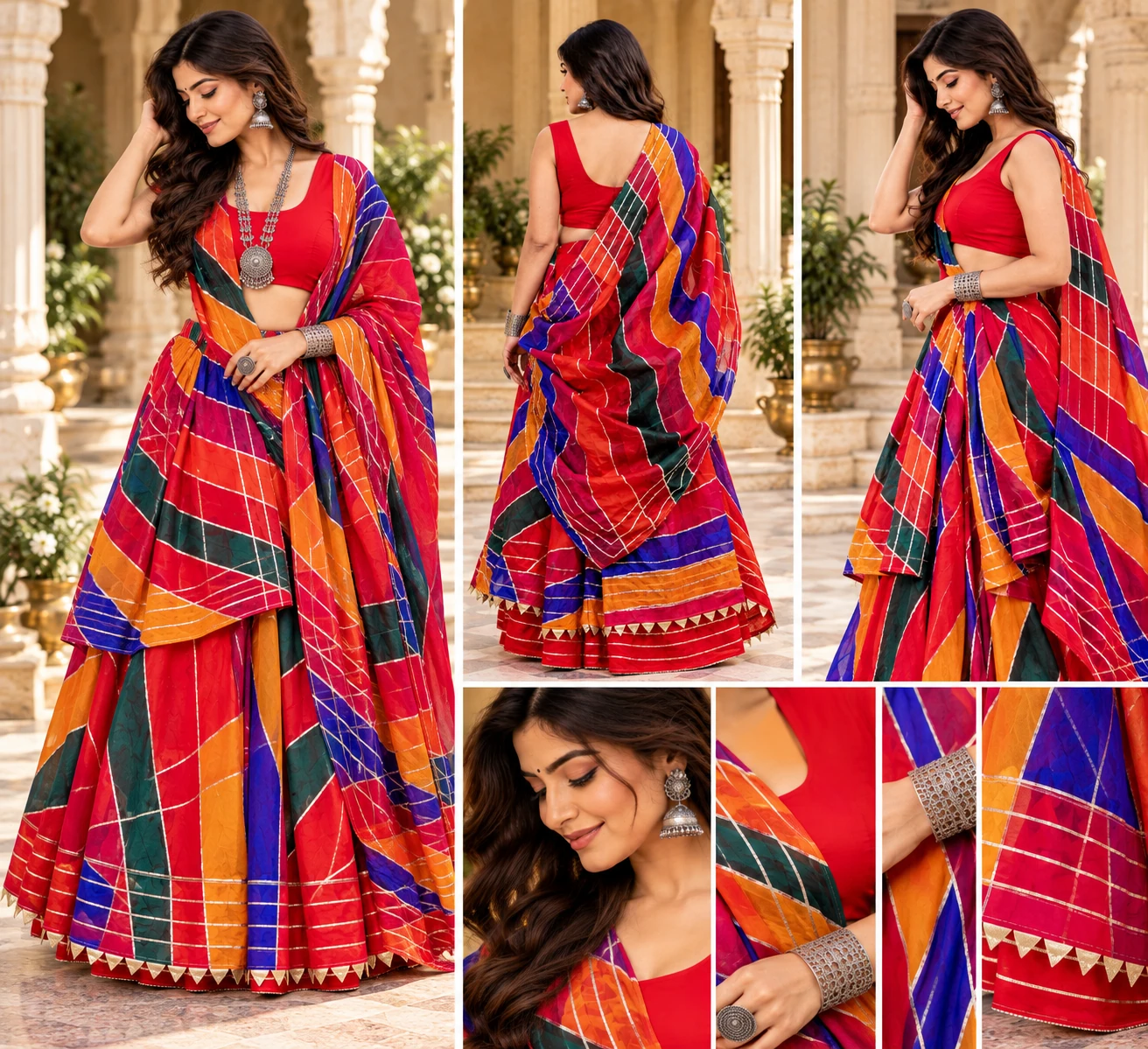 Kota Doria ready-to-wear set 1268, view 5