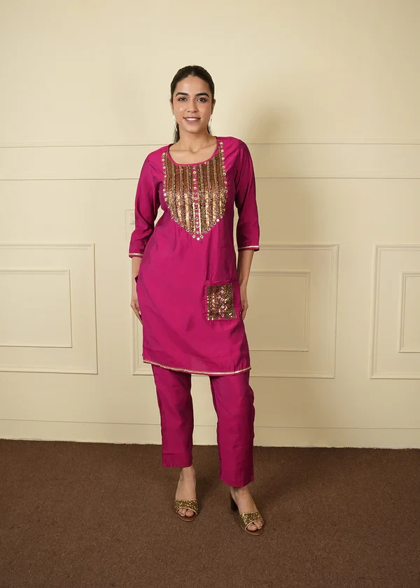 Roman Silk co-ord set 261