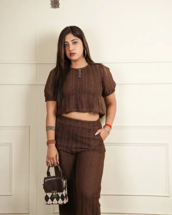 Korean Net co-ord set 340