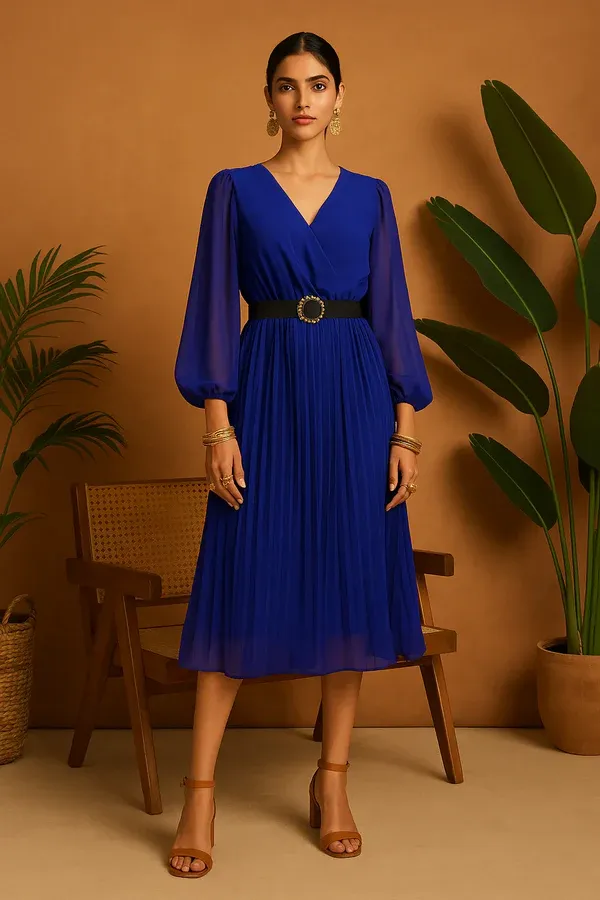 Georgette maxi gown 608