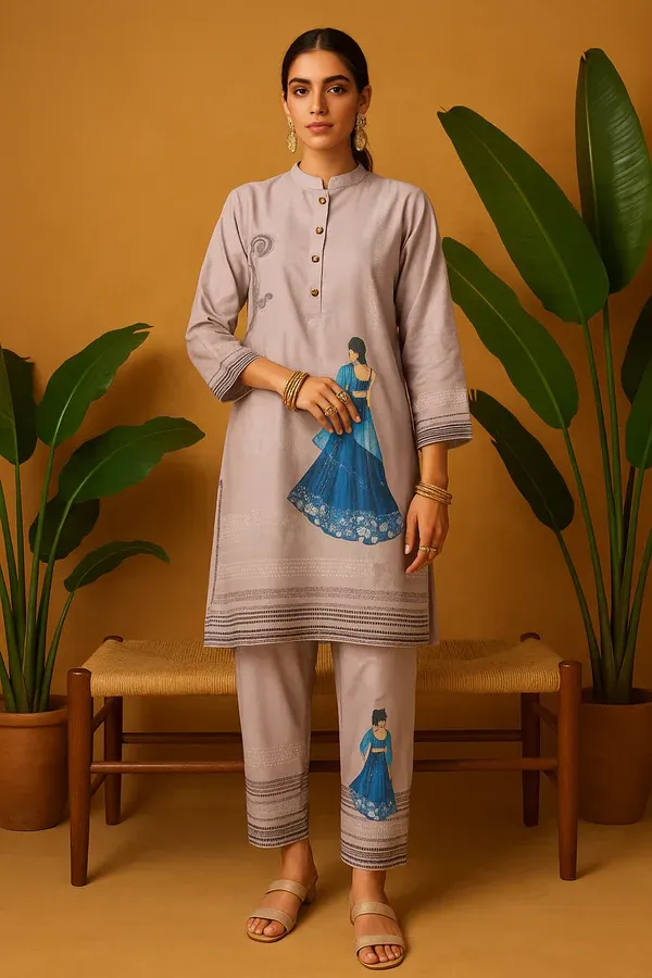 Poly Cotton co-ord set 750